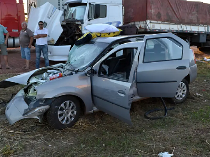 Motorista fica gravemente ferido em acidente na BR 163, em Pedro Gomes