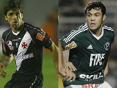 Vasco e Palmeiras se enfrentam hoje pela Sul-Americana