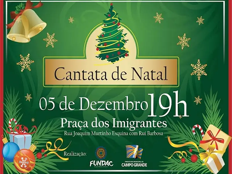Cantata de Natal acontece 6ª feira na Praça dos Imigrantes