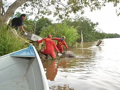 Populares encontram corpo de homem que desapareceu no rio Coxim
