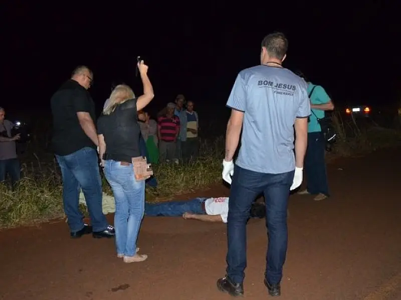 Acidente entre carro e moto mata uma pessoa em Itaporã