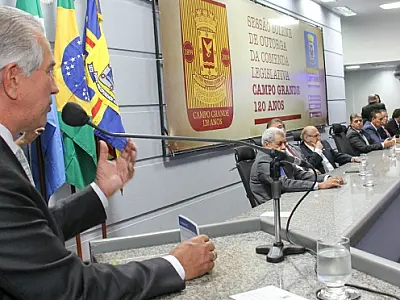 Reinaldo Azambuja destaca pujança de Campo Grande e responsabilidade da Câmara