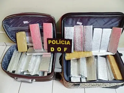 DOF apreende mais de 25kg de maconha