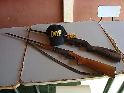 DOF apreende duas armas de fogo e veículo adulterado em Aral Moreira