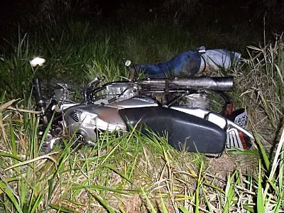 Homem perde o controle da motocicleta e morre em acidente na MS-080