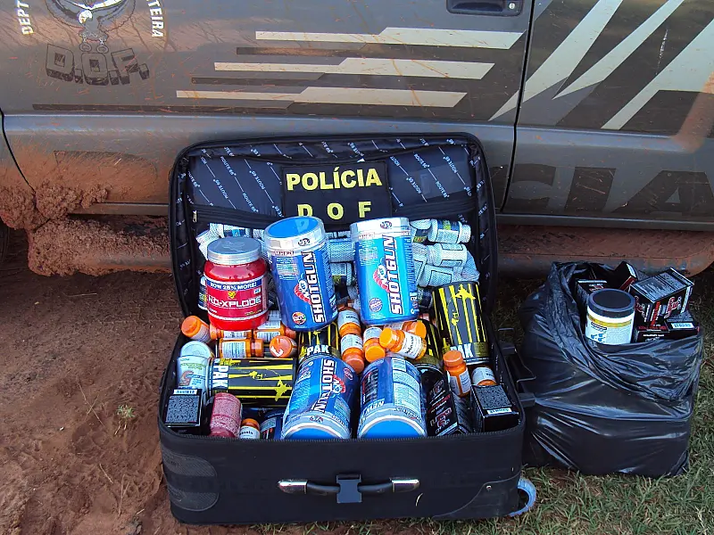 DOF apreende anabolizantes em ônibus intermunicipal