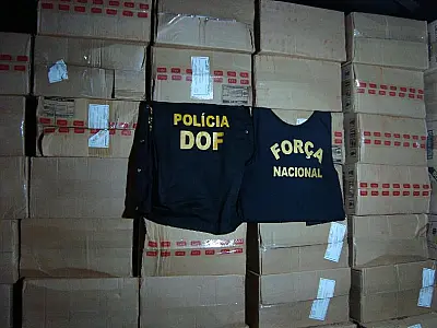DOF apreende 13.750 pacotes de cigarro em Nova Alvorada