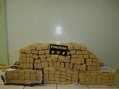 DOF apreende 165 quilos de maconha em veículo