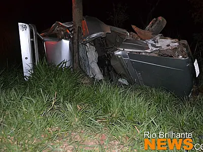 Condutor bate em coqueiro violentamente e morre no local na BR-163