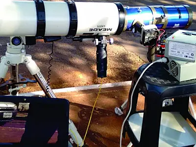 Estudantes desenvolvem sistema que monitora qualidade do ar usando telescópios