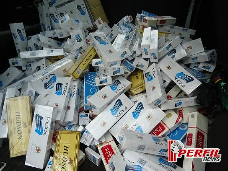 Cigarros contrabandeados são apreendidos em várias regiões da Capital