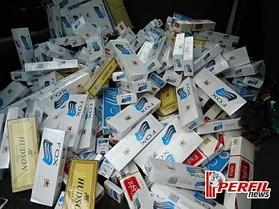 Cigarros contrabandeados são apreendidos em várias regiões da Capital