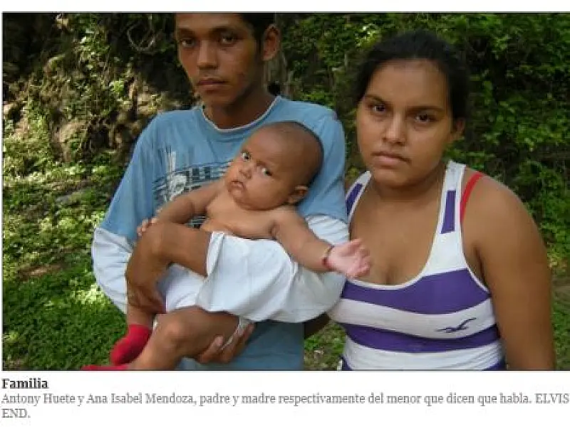 Bebê de dois meses que fala  surpreende camponeses na Nicarágua