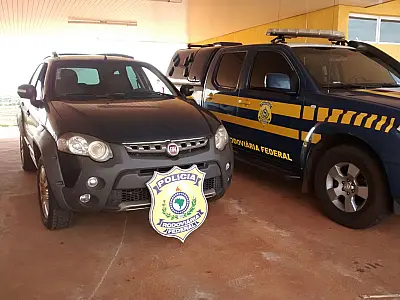 Homem é preso em Ponta Porã com veículo roubado em Brasília
