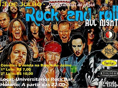 Dia Mundial do Rock, comemorado nesta sexta, não passa em branco em Dourados