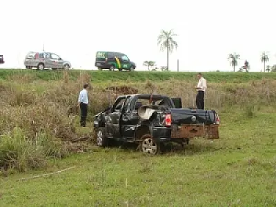 Jovem morre após capotar veículo entre Dourados e Caarapó