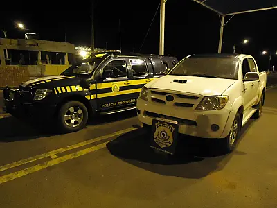 Veículo furtado em MG é recuperado em MS pela PRF