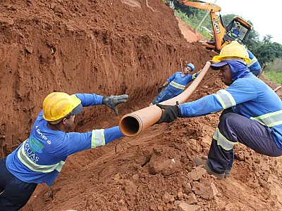 Águas Guariroba conclui obras de água e esgoto na Vila Nascente