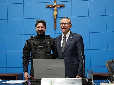 Presidente da ALEMS, Paulo Corrêa promulga criação da Polícia Penal em MS
