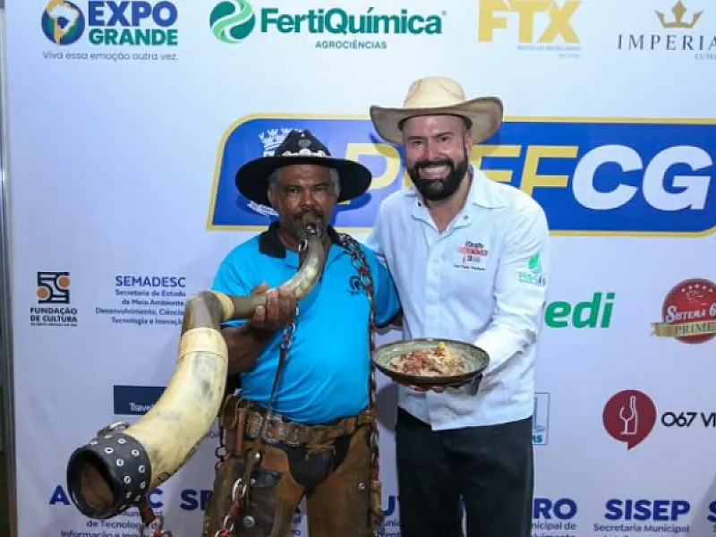 ESTANDE DA PREFEITURA NA EXPOGRANDE SEDIA LANÇAMENTO DO I CIRCUITO GASTRONÔMICO DE CAMPO GRANDE

