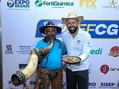 ESTANDE DA PREFEITURA NA EXPOGRANDE SEDIA LANÇAMENTO DO I CIRCUITO GASTRONÔMICO DE CAMPO GRANDE
