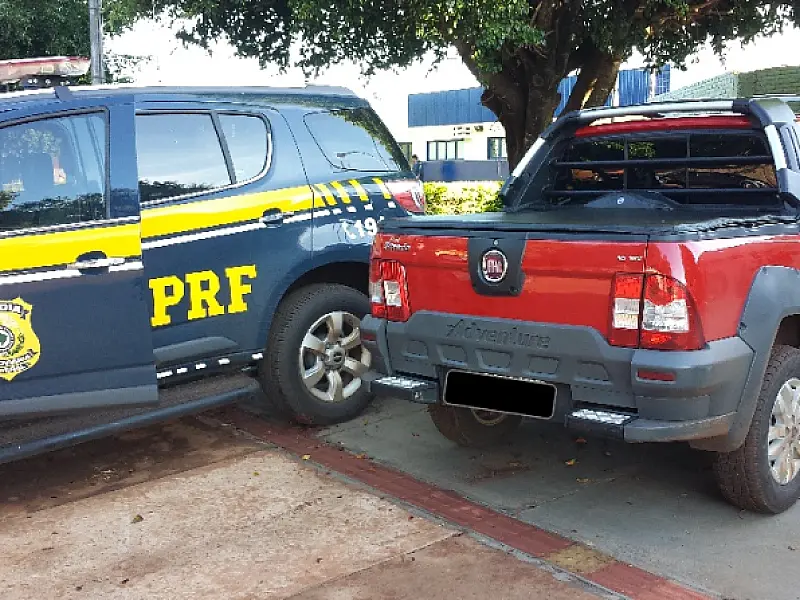 Veículo roubado em Londrina é recuperado pela PRF em Sidrolândia