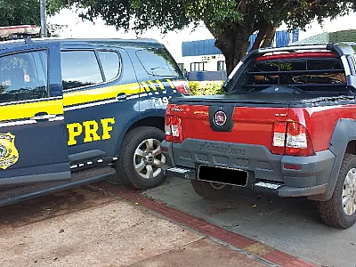 Veículo roubado em Londrina é recuperado pela PRF em Sidrolândia