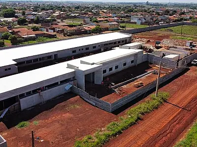 Considerado referência nacional, nova sede do DOF em Dourados está com mais da metade da obra conclu