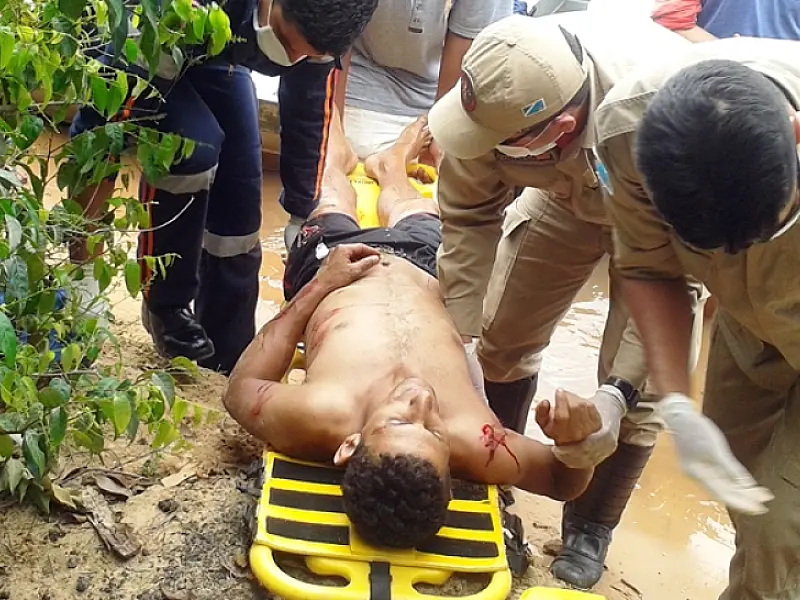 Homem é baleado enquanto pescava no rio Taquari em Coxim