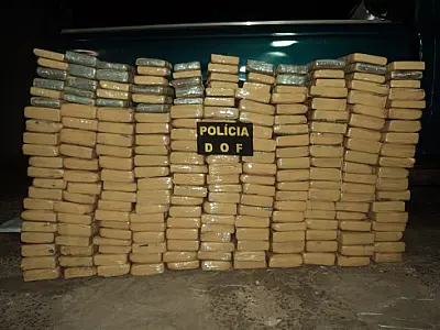 DOF apreende diversos tabletes de maconha em veículo na MS-280