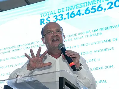 Água tratada, pavimentação e drenagem: