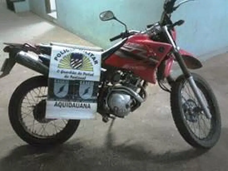 Moto furtada em Aquidauana é recuperada e autor preso