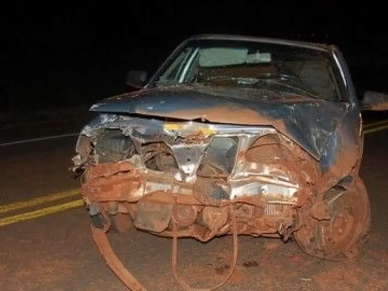 Jovem perde controle e capota veículo na MS-376, próximo a Glória de Dourados