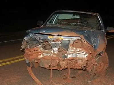 Jovem perde controle e capota veículo na MS-376, próximo a Glória de Dourados