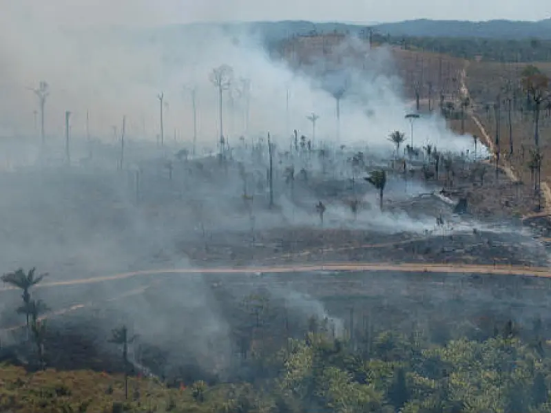 Helicóptero já reforça combate às queimadas no Pantanal