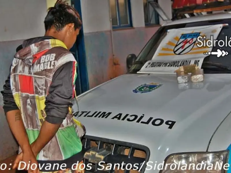 Adolescente de 16 anos é capturado por tráfico de drogas em Sidrolândia