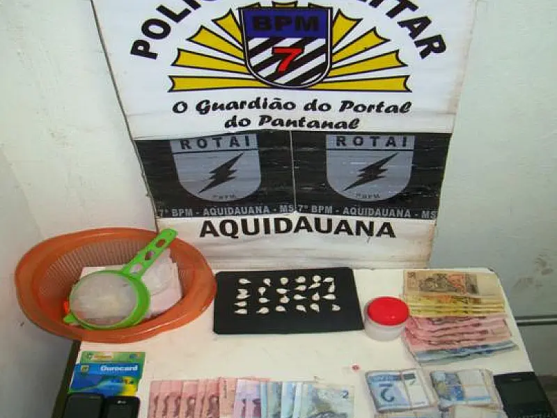 Em Aquidauana, PM encontra ponto de venda de drogas