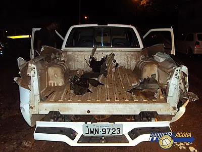 Camionete é apreendida com 165 kg de maconha em Dourados