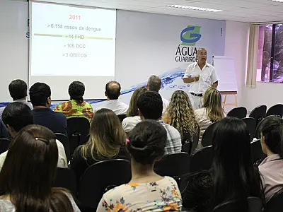 Combate à dengue é tema de palestra para equipe da Águas Guariroba