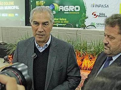 Ao receber homenagem, governador destaca a importância do agronegócio no crescimento de MS
