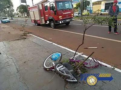 Suposto racha em avenida mata na hora ciclista de 19 anos