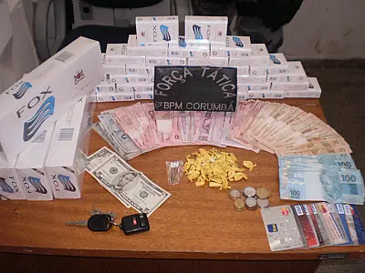 Homem é preso com mais de 40 trouxinhas de cocaína em Corumbá