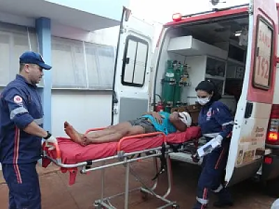 Mulher está em estado grave após ser agredida por marido