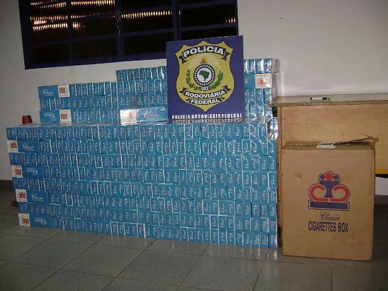 Mais de 2 mil pacotes de cigarros são apreendidos