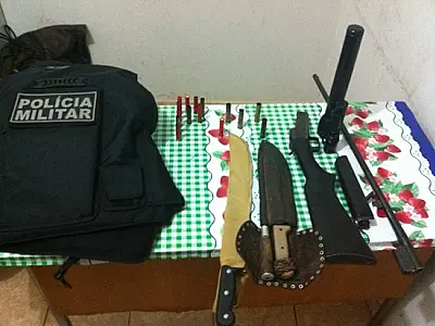 Armas de fogo são apreendidas pela PM em Angélica