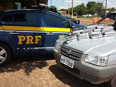 Idoso é preso com mais de 20 kg de cocaína