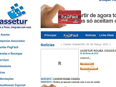 Com mensagem ofensiva, site da Assetur é invadido
