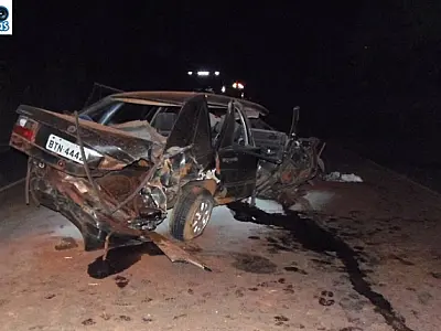Acidente envolvendo nove veículos deixou uma vitima fatal na MS-134