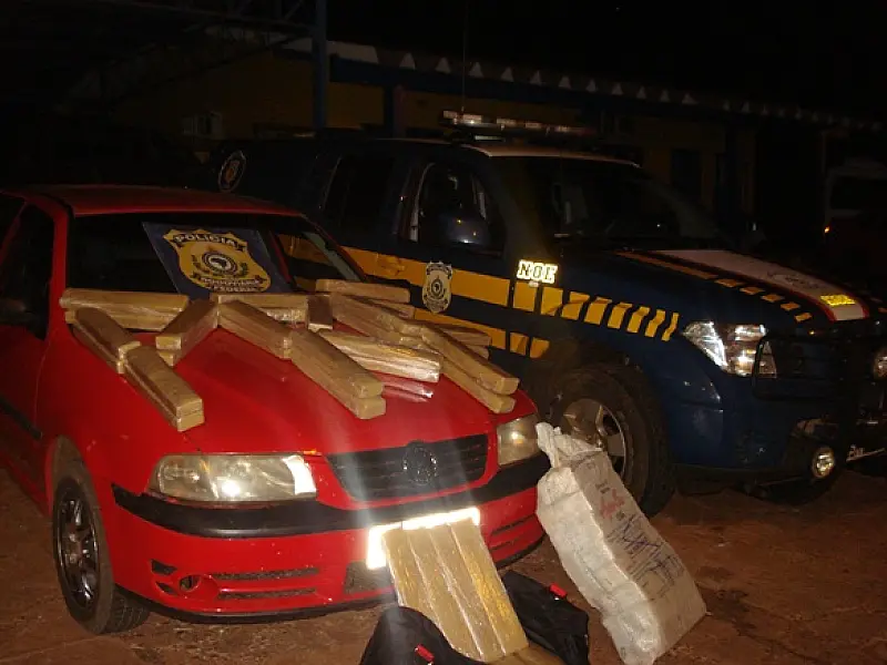 PRF apreende mais de 102 kg de maconha