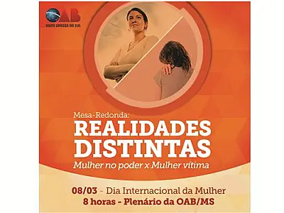 OAB/MS realiza mesa-redonda no Dia da Mulher